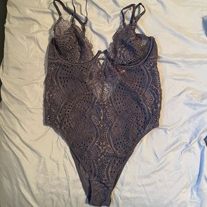 LaSenza Grey Bodysuit